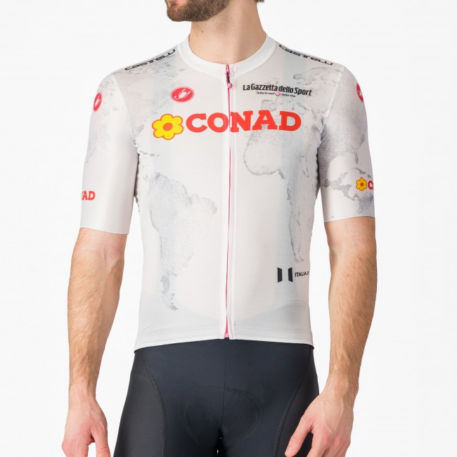 Heren Fietskleding Wit Giro d'Italia 2025 Competizione 3-shirt Heren Fietskleding Wit Giro d'Italia 2025 Competizione 3-shirt