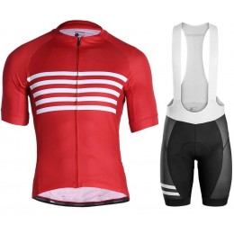 BONTRAGER Circuit Red Fietskleding Set Wielershirt Korte Mouw+Korte Fietsbroeken Bib