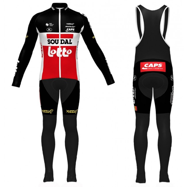 2020 Lotto Soudal Rood Wielerkleding Set Wielershirt Lange Mouw+Lange Fietsbroeken Bib 418QNAS 2020 Lotto Soudal Rood Wielerkleding Set Wielershirt Lange Mouw+Lange Fietsbroeken Bib 418QNAS