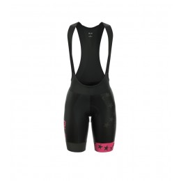 ALE PRR STARS Dames Korte Fietsbroeken Bib PINK