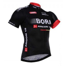 2016 Bora Wielershirt Met Korte Mouwen Zwart Rood