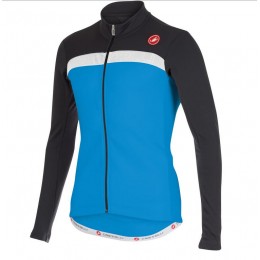 2016 Castelli Criterium Wielershirt Lange Mouwen Zwart Blauw