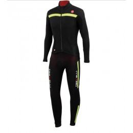 2016 Castelli Sanremo 2.0 Fietskleding Wielershirt Lange Mouwen Geel