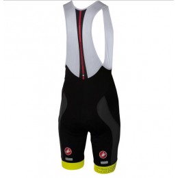 2016 Castelli Velocissimo Korte Fietsbroeken Bib Geel Zwart