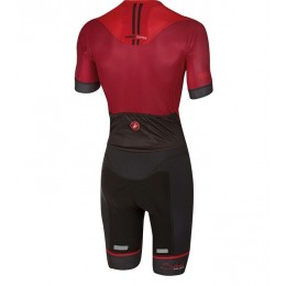 2016 Castelli Sanremo 3.2 Fietskleding Wielershirt Korte Zwart Rood