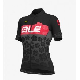 Wielerkleding Profteams 2020 Ale Ibisco Dames Wielershirt Met Korte Mouwen Zwart
