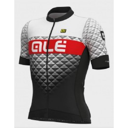 Wielerkleding Profteams 2020 Ale PR-S Hexa Wielershirt Met Korte Mouwen Zwart Wit L13346719-02