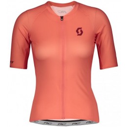 Wielerkleding Profteams 2020 Dames SCOTT RC Premium Wielershirt Met Korte Mouwen Rosa