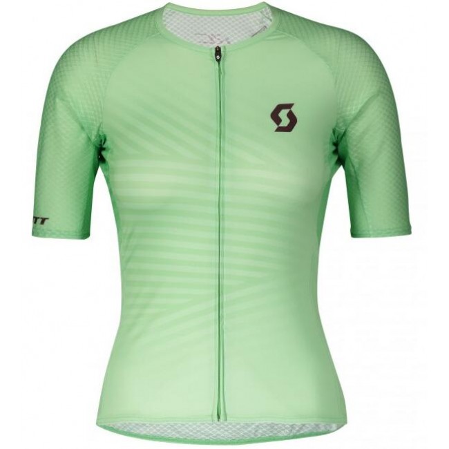 Wielerkleding Profteams 2020 Dames SCOTT RC Premium Climber Wielershirt Met Korte Mouwen Groen Wielerkleding Profteams 2020 Dames SCOTT RC Premium Climber Wielershirt Met Korte Mouwen Groen