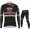 2021 Alpecin Fenix World Champion Zwart Fietskleding Set Wielershirts Lange Mouw+Lange Wielrenbroek Bib TQRBU