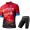 Bahrain Victorious 2021 Team Fietskleding Set Fietsshirt Met Korte Mouwen+Korte Koersbroek Bib ANJZL