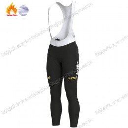 Winter Fleece Lotto Soudal Pro Team 2021 Lange Fietsbroeken Bib OHDSX
