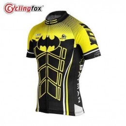 2016 BAT FOX Wielershirt Korte Mouw Geel