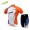 2016 BAT FOX Fietskleding Wielershirt Korte+Korte Fietsbroeken Oranje
