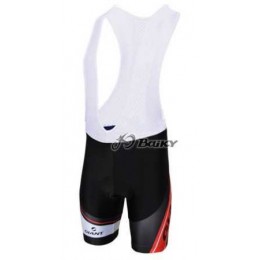 Giant Sram Pro Team Korte Fietsbroeken Bib Rood Wit Zwart