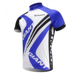 Giant 2014 Wielershirt Met Korte Mouwen Wit Blauw