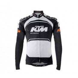2015 KTM Pro Team Zwart Wit Lange Mouw