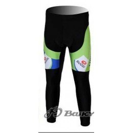 Liquigas Cannondale Pro Team Lange Fietsbroeken Groen Wit
