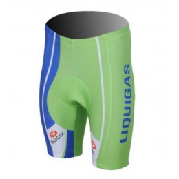 Liquigas Cannondale Pro Team Korte Fietsbroeken Groen 2013