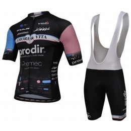 Amore E Vita-Prodir 2018 Fietskleding Set Wielershirt Korte Mouw+Korte Fietsbroeken Bib
