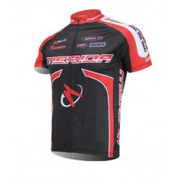 Merida 2014 Wielershirt Met Korte Mouwen Zwart Rood