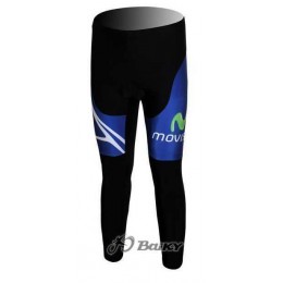 Movistar Teams Lange Fietsbroeken Blauw
