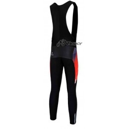 Nalini Pro Team Lange Fietsbroeken Bib Rood Wit