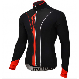 2016 Wielershirt Lange Mouw Rood