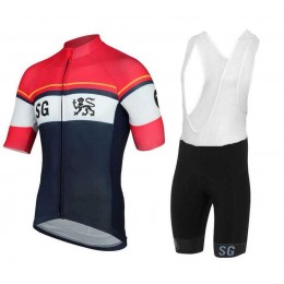 2017 Team Stolen Goat Fietskleding Set Fietsshirt Met Korte Mouwen+Korte Koersbroek 004