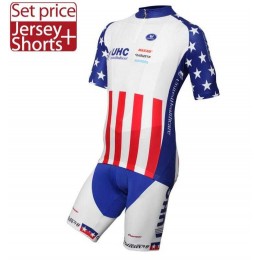 2016 UHC Fietskleding Set Fietsshirt Met Korte Mouwen+Korte Koersbroek